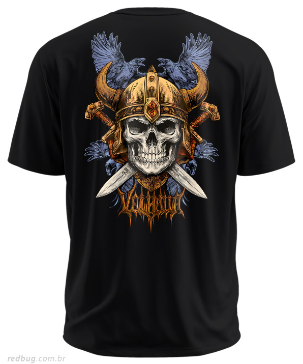 Estampa Costas Valhalla Guardião Viking