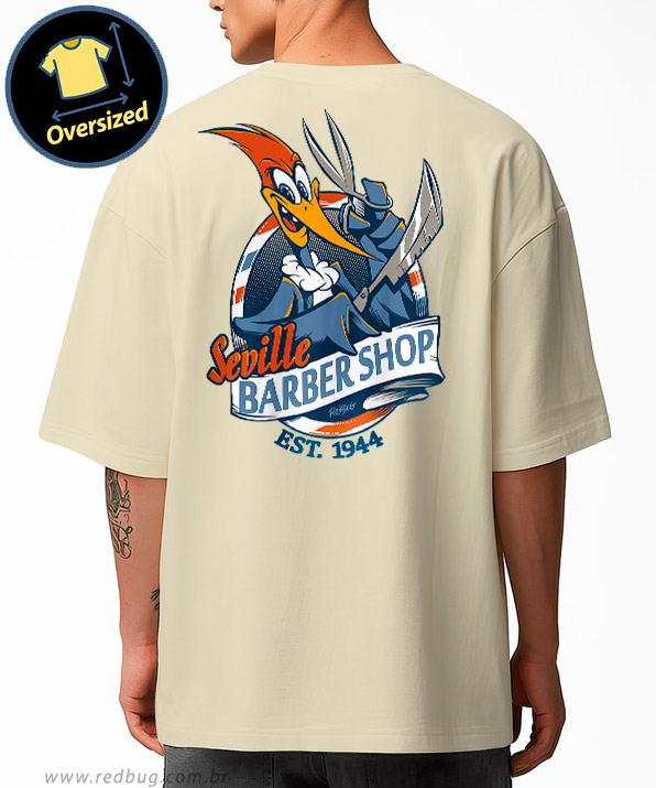 Camiseta Oversized Barbeiro de Seville
