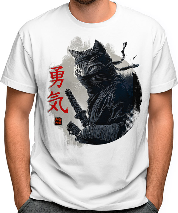 Camiseta Gato Ninja