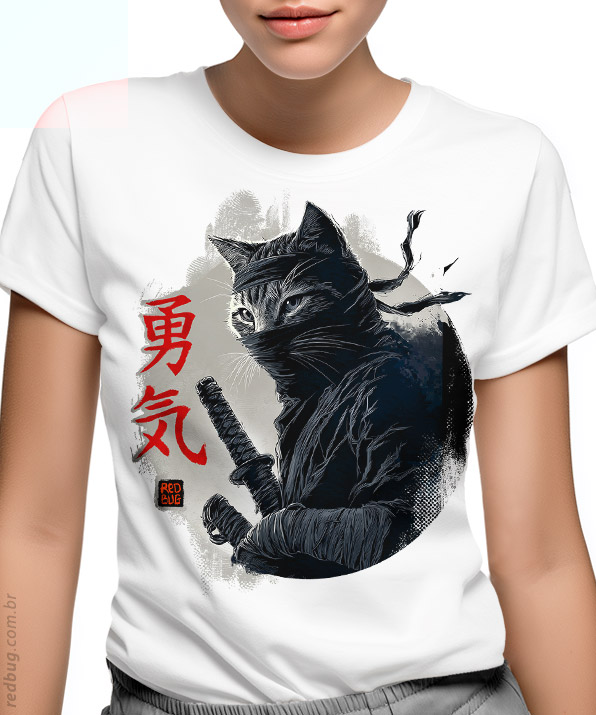 Camiseta Gato Ninja