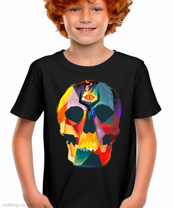 Camiseta Crânio de Mordor