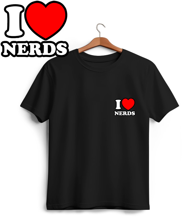 Camiseta Eu Amo Nerds