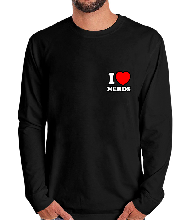 Longa Pocket Eu Amo Nerds