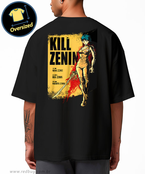 Camiseta Oversized Kill Zenin