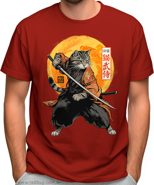 Camiseta Sete Vidas Samurai