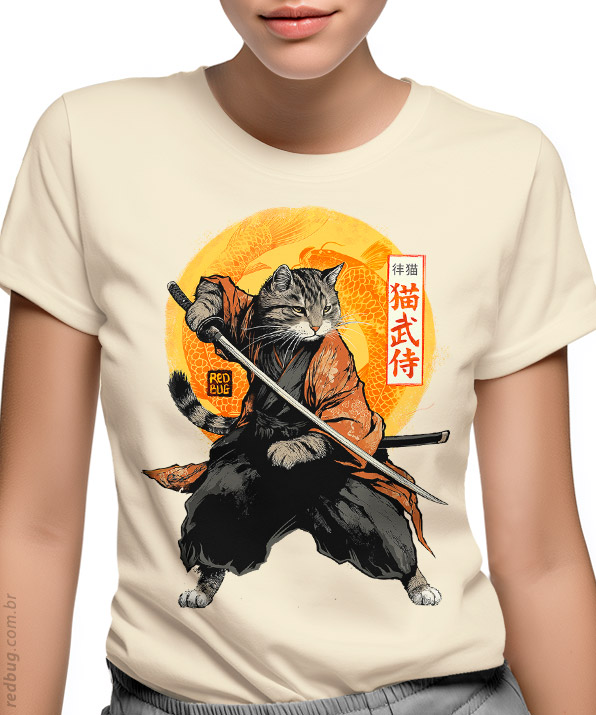 Camiseta Sete Vidas Samurai