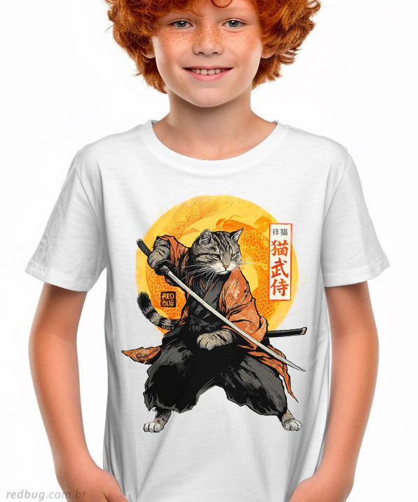 Camiseta Sete Vidas Samurai