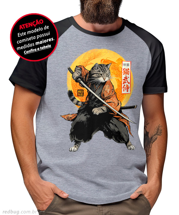Raglan Sete Vidas Samurai