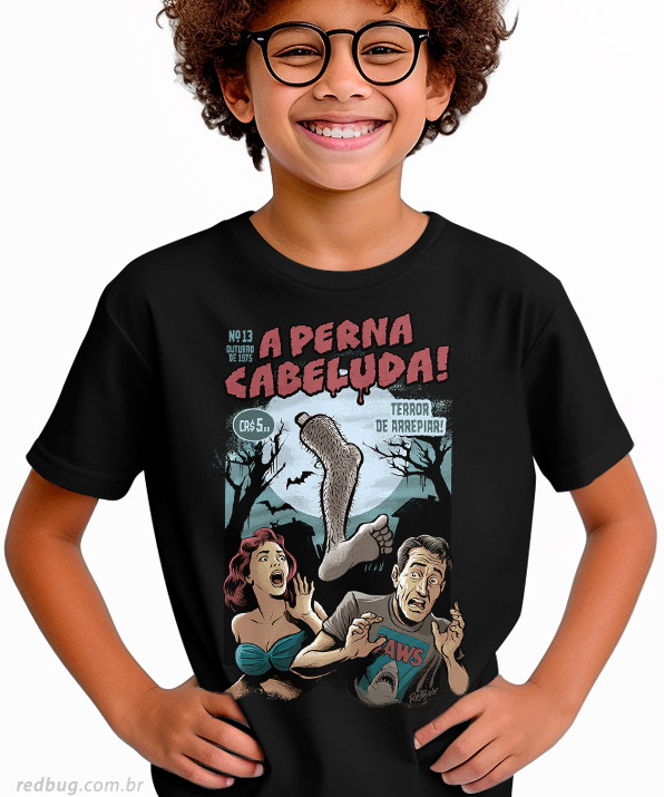 Camiseta A Perna Cabeluda