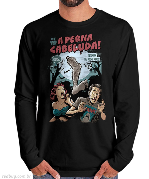 Manga Longa A Perna Cabeluda