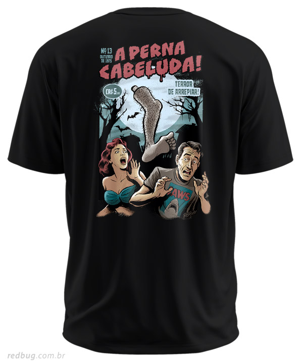 Estampa Costas A Perna Cabeluda