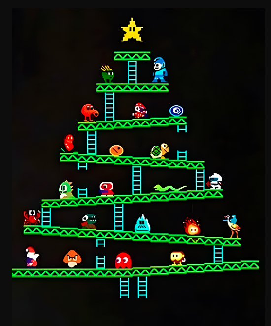 Camiseta Retrô Game Natalino