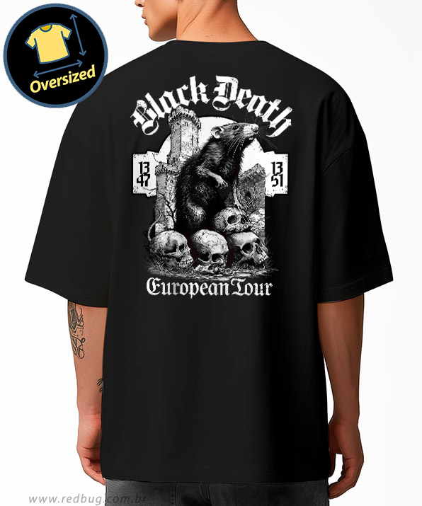 Camiseta Oversized Peste Negra 1347