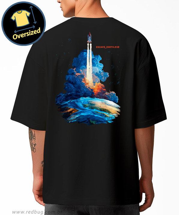 Camiseta Oversized Escape Earth