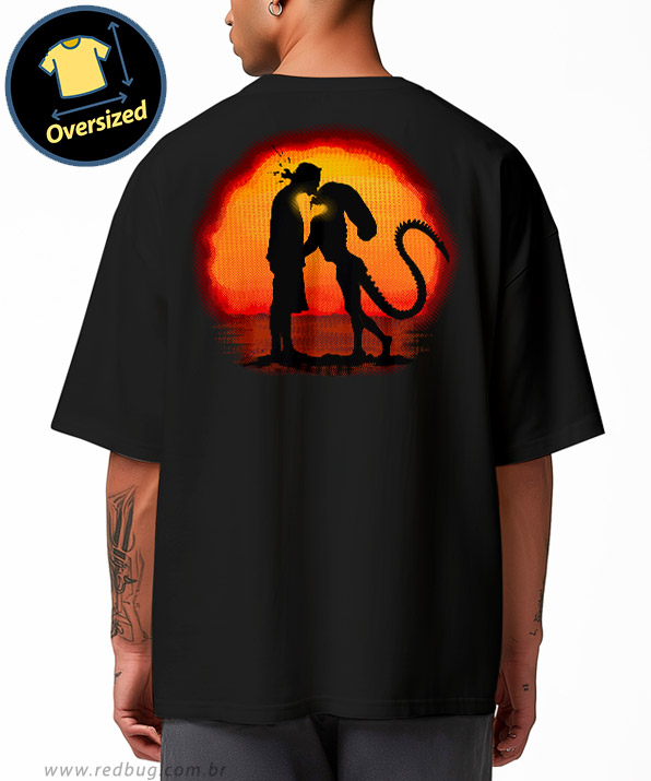 Camiseta Oversized Amor Passageiro