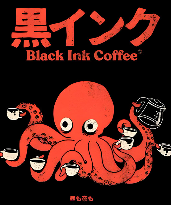 Camiseta Black Ink Coffee