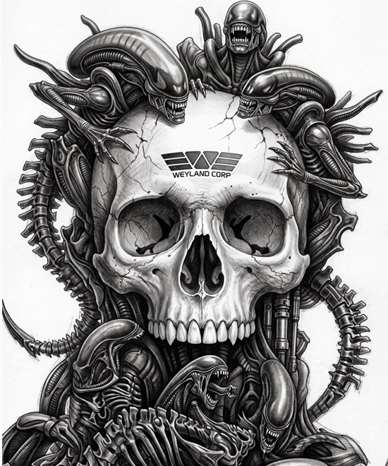 Camiseta Weyland Corp