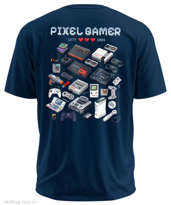 Estampa Costas Pixel Gamer