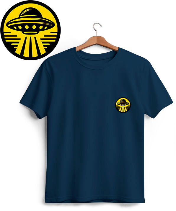 Camiseta Ovni de Bolso