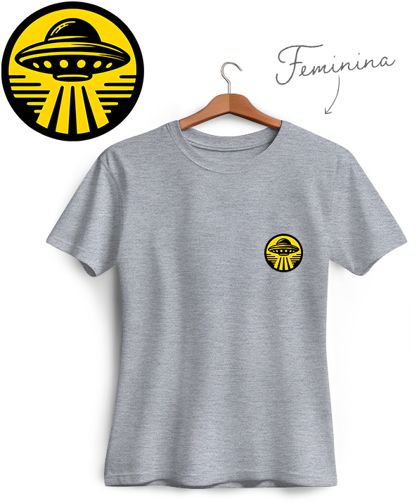 Camiseta Ovni de Bolso