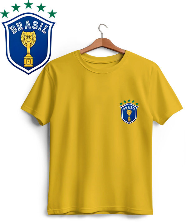 Camiseta Escudo Seleção Brasileira