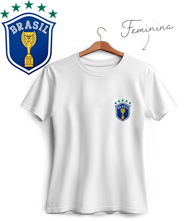 Camiseta Escudo Seleção Brasileira