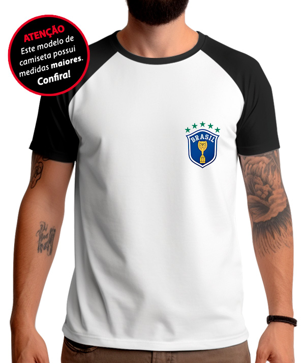Raglan Escudo Seleção Brasileira