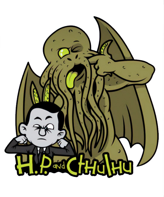 Camiseta HP E Cthulhu