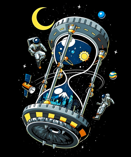 Camiseta Plataforma Espaço-Tempo