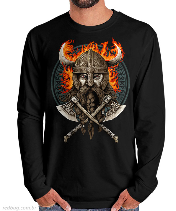 Manga Longa Fúria Viking