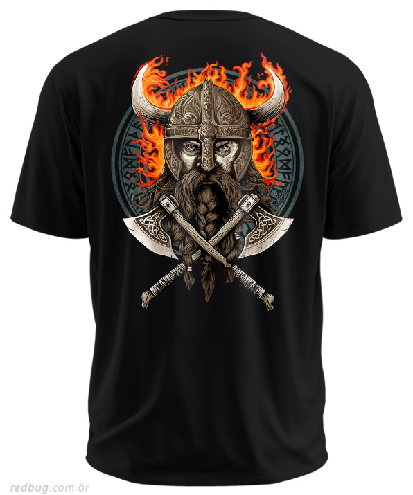 Estampa Costas Fúria Viking