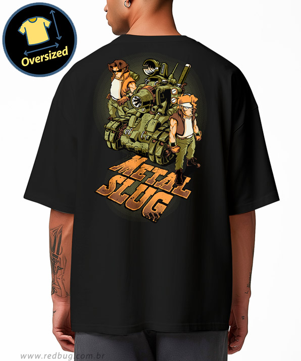 Camiseta Oversized Metal Slug