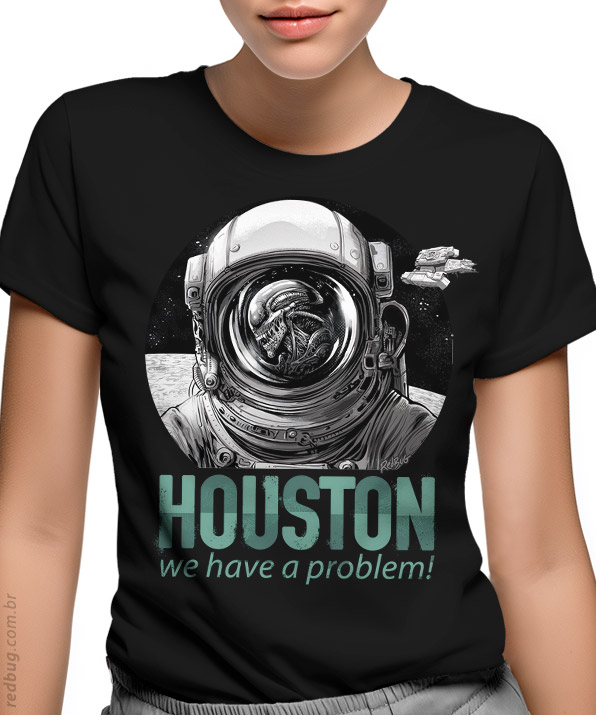Camiseta Houston Alien