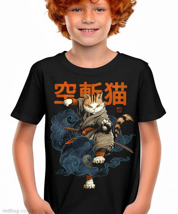 Camiseta Gato Mestre