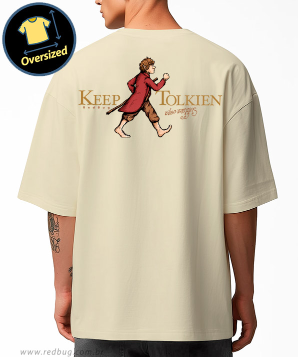 Camiseta Oversized Hobbit Keep Tolkien
