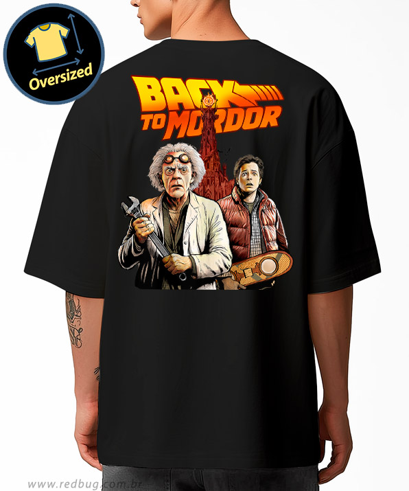Camiseta Oversized Back to Mordor