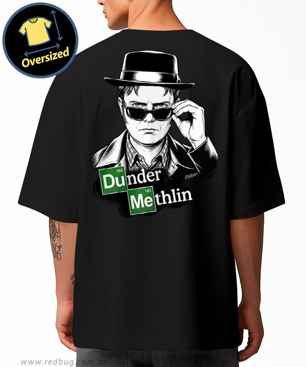 Camiseta Oversized Dunder Methlin