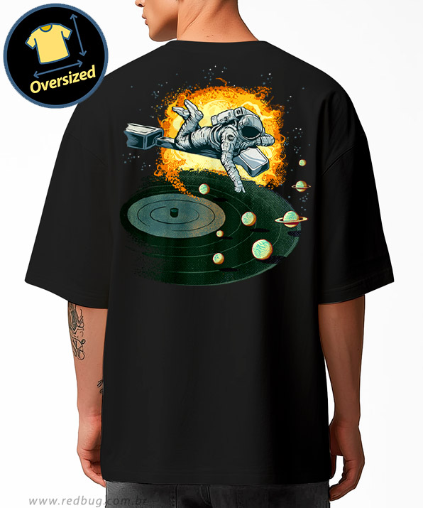 Camiseta Oversized Rotação dos Astros