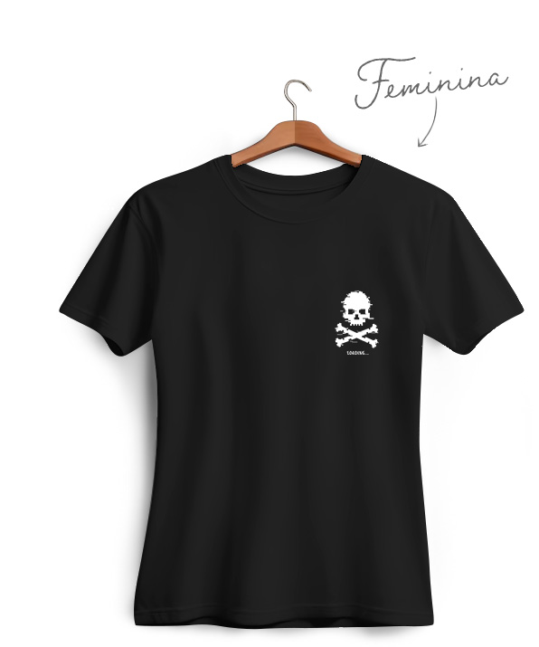 Camiseta Hacker Loading Skull