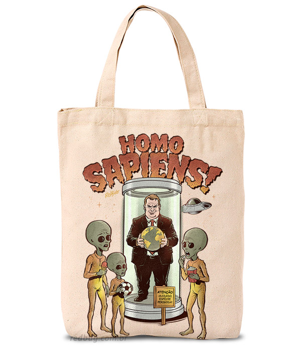 Ecobag Homo Sapiens Zoo
