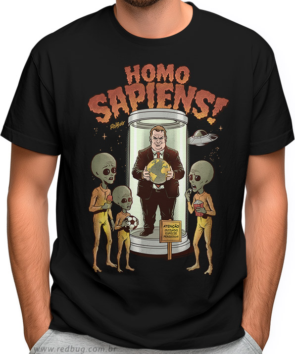 Camiseta Homo Sapiens Zoo