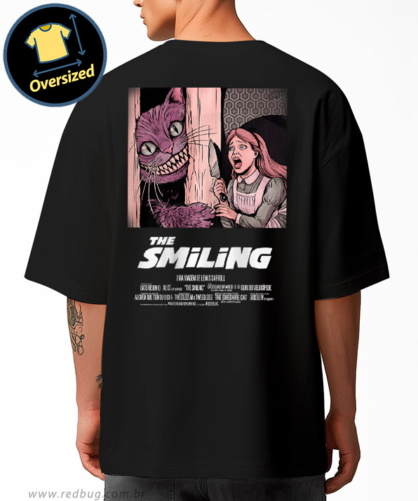 Camiseta Oversized The Smiling Cat