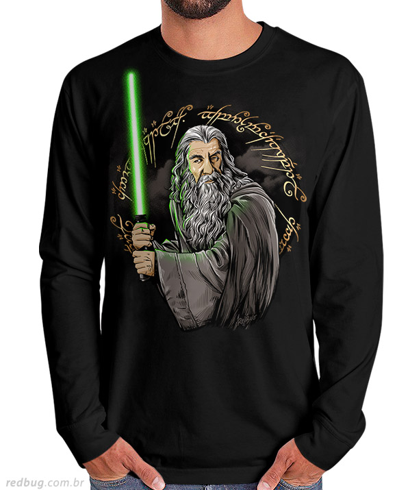 Manga Longa Gandalf Mago Jedi
