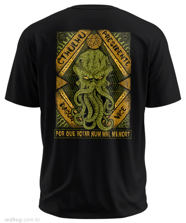 Estampa Costas Cthulhu Presidente