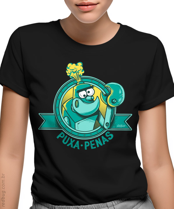 Camiseta Robô Frank Puxa-Pena