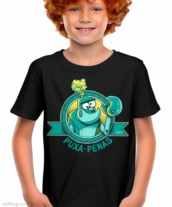Camiseta Robô Frank Puxa-Pena
