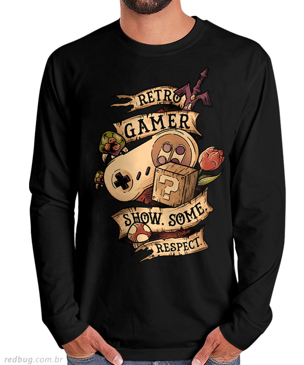 Manga Longa Retro Gamer