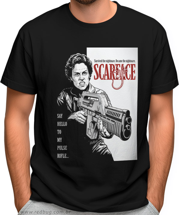 Camiseta Scar Facehugger