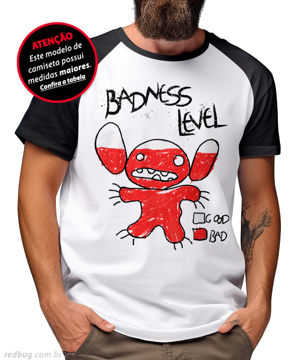 Raglan Nível de Maldade