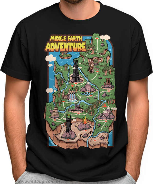 Camiseta Middle Earth Adventure